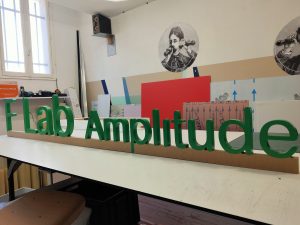 F-Lab Amplitude - Préparation de l'enseigne